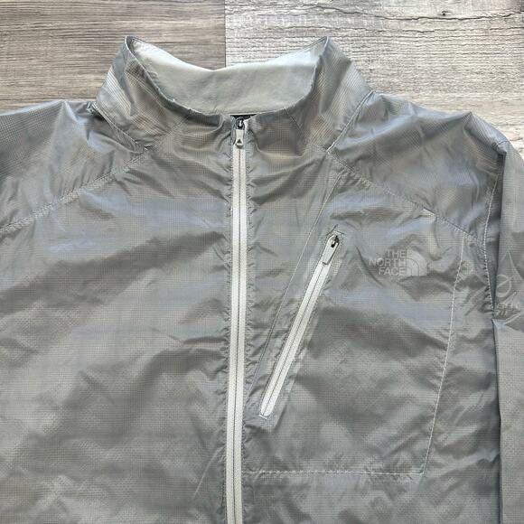 The North Face Flight Better Than Naked Gray Men Large Waterproof Running Jacket - Picture 2 of 11